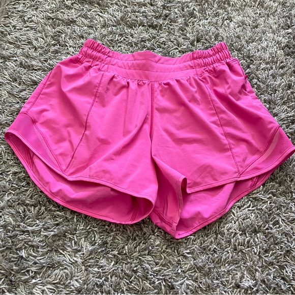 Lululemon Hotty Hot Shorts Size 6 4” inseam Pink - Picture 4 of 9